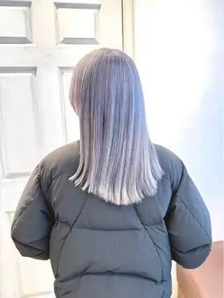 ロング カラー 千 田のヘアスタイル