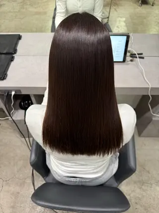 セミロング パーマ 白髪率別白髪ぼかし /なおき/表参道のヘアスタイル