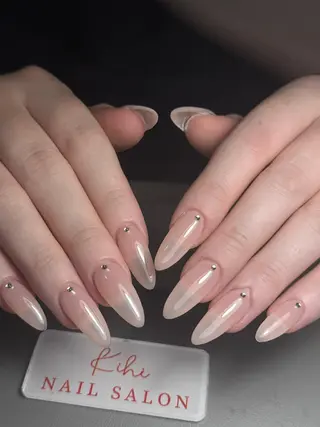 ネイル ユリ🎀長さだし/ パラジェル/持ち込みのネイルデザイン