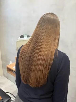 ロング 柔らかレイヤー× 透け感カラー/SUのヘアスタイル