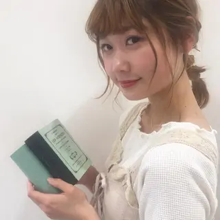 ミディアム ヘアアレンジ 愛されヘア/ 暖色カラー/まいこのヘアスタイル