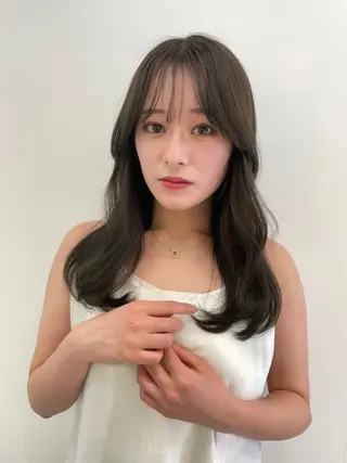 ロング カラー ヘアアレンジ ネイル "オトナ髪”/ LAKA TOCCAのヘアスタイル