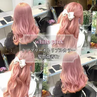 セミロング カラー 💗トレンドモテヘア Natsumi 💗のヘアスタイル