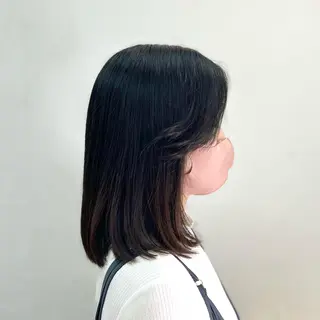 ミディアム 冨田 豊のヘアスタイル