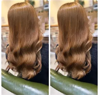 セミロング 飯星慧斗 /ブリーチ、縮毛矯正のヘアスタイル