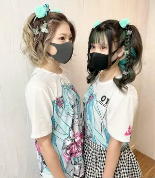 ヘアアレンジ GLOSS 心斎橋 山上のヘアスタイル