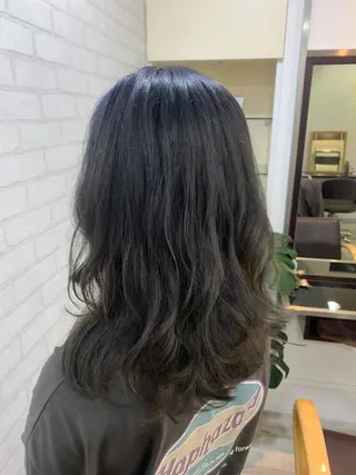 ロング 北田 瑠人のヘアスタイル