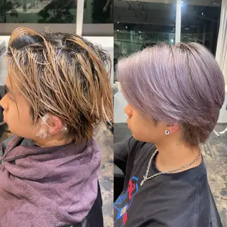 カラー メンズ 髪質改善🪽🎀 みおのヘアスタイル