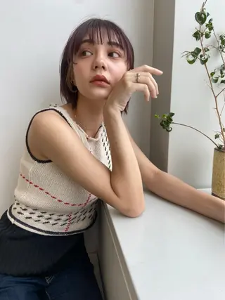 ショート カラー カラーモデル募集/ あやね☁໒꒱·ﾟのヘアスタイル