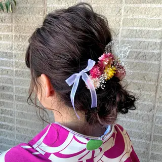 山口 莉奈のヘアスタイル