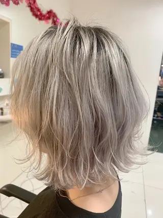 ミディアム カラー 【髪質改善】 美髪/久岡徹也のヘアスタイル