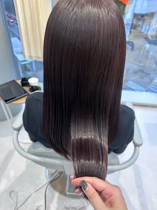 ミディアム カラー 🪭risa 暖色/レイヤー🪭のヘアスタイル