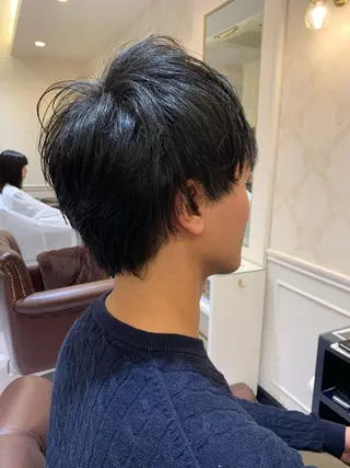 メンズ 粟田 めぐみのヘアスタイル