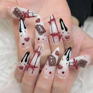 ネイル ANH ゴテゴテネイルのネイルデザイン