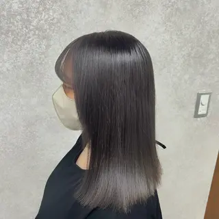 ミディアム カラー SHUN/韓国/ レイヤー/透明感🖤のヘアスタイル