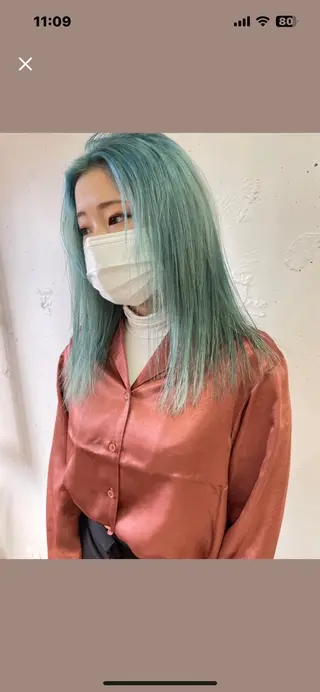 セミロング 透明感カラー / Rio👶🏻💞のヘアスタイル