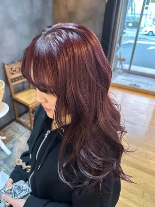 カラー 坂庭 美夢のヘアスタイル