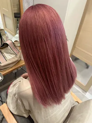 セミロング カラー パーマ 🌈髪質改善・美髪矯 正・平野瀬乃🌈のヘアスタイル