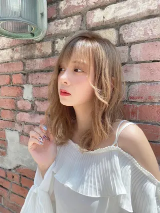 セミロング 🌟モテ髪ショート 🌟店長 津賀涼のヘアスタイル
