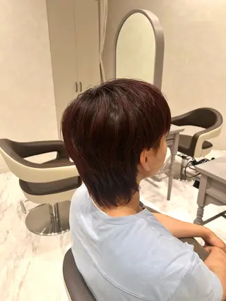 カラー メンズ レディース募集中🎀 陸 愛夏のヘアスタイル
