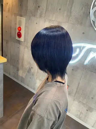 ショート カラー ヘアアレンジ 渋谷のブリーチカラー シェフ🧑‍🍳蓮のヘアスタイル