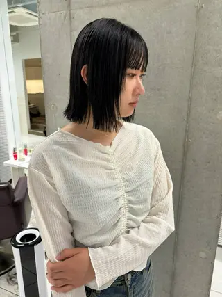 ショート Miyu🎀レイヤー ／透明感カラー🪽のヘアスタイル