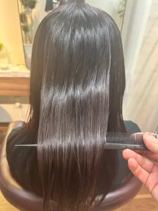 ロング カラー 野上 晃生のヘアスタイル