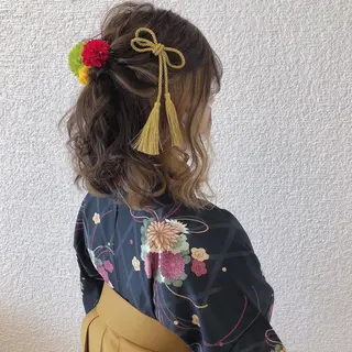 ヘアアレンジ 盛れるレイヤーカット 得意🌹井上美沙のヘアスタイル