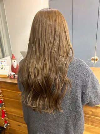 ロング カラー 大阪デザインカラー/ カットモデル募集のヘアスタイル