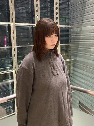 ミディアム パーマ mai / linoah˚✧のヘアスタイル