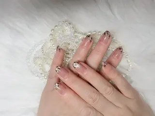 ネイル ハッピーネイル 蘭のネイルデザイン