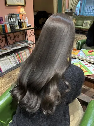 ロング 大人っぽ中韓レディ ヘア🤍MAOのヘアスタイル