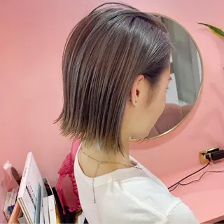 ショート カラー プル艶職人/ にしものヘアスタイル