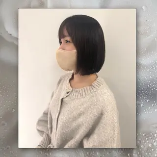 ショート カラー ルプラボウ/豊川/ 美髪カラー/アヤカのヘアスタイル