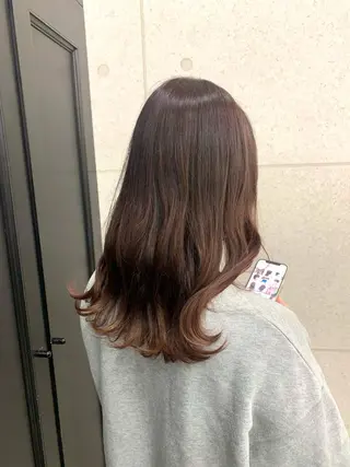 ロング レイヤー ハイトーン 暖色⭐︎KANAKOのヘアスタイル