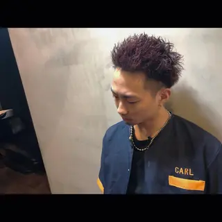 ショート カラー 熊本メンズ 特化美容師林卓真のヘアスタイル
