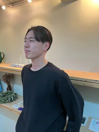 ショート メンズ 野口 凌のヘアスタイル