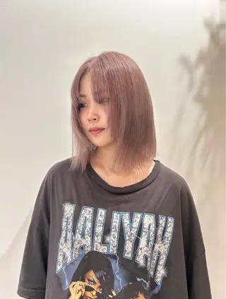 ミディアム hair&eye🎀 /momoKaのヘアスタイル