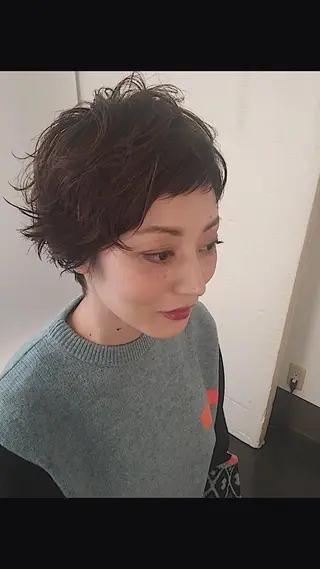 ショート 早稲田 千尋のヘアスタイル