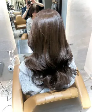 セミロング 銀座副店長/レイヤー /髪質改善/田島のヘアスタイル