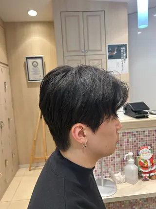 パーマ メンズ 山田 桃華のヘアスタイル