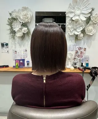ミディアム Shiho 🦋 /透明感カラーのヘアスタイル