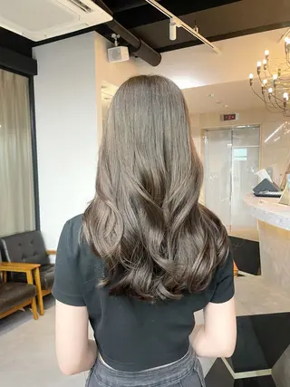 ロング カラー りん 🎀韓国スタイルのヘアスタイル