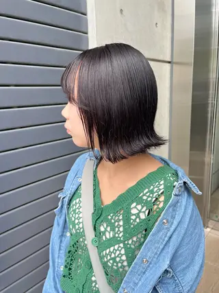 ミディアム 透明感カラー人気 ナンバーワンMIYUのヘアスタイル