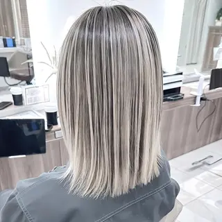 ロング カラー ＡＳＨ大宮/ブリーチ 髪質改善/カラーのヘアスタイル