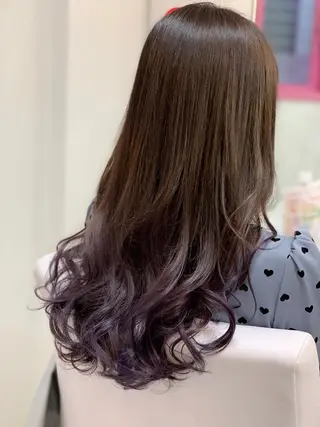 ロング カラー ✨ハイトーン✨透明感 ✨生神　優季のヘアスタイル
