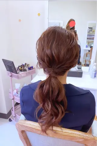 ヘアセットサロン ココのヘアスタイル