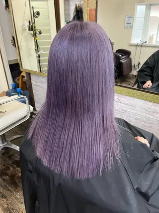 セミロング カラー 渡辺 健太のヘアスタイル