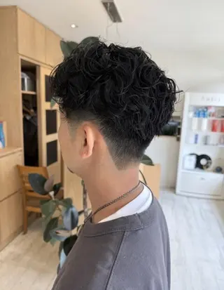 パーマ 森浦 莉乃のヘアスタイル