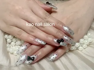 ネイル kao nail マグネット/長さだしのネイルデザイン